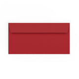 Enveloppe rouge foncée 110x220 mm (DL)