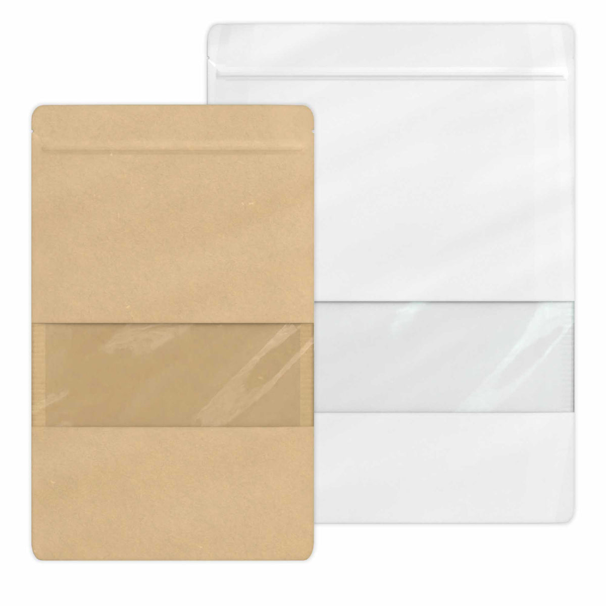 Sac alimentaires Doypack avec fenêtre
