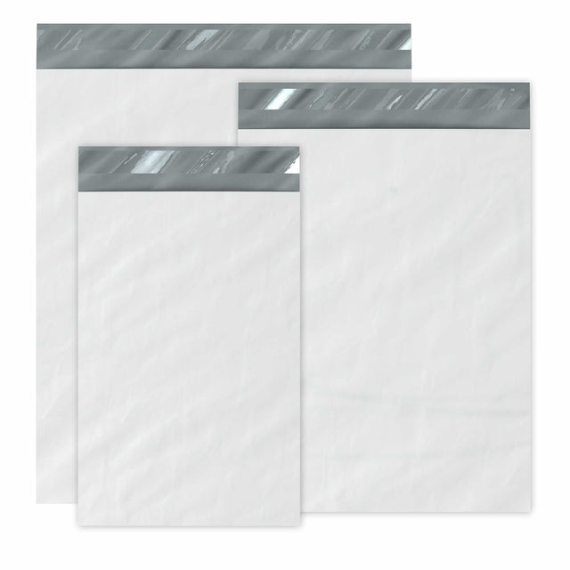White Polyethylene Mailing Bags