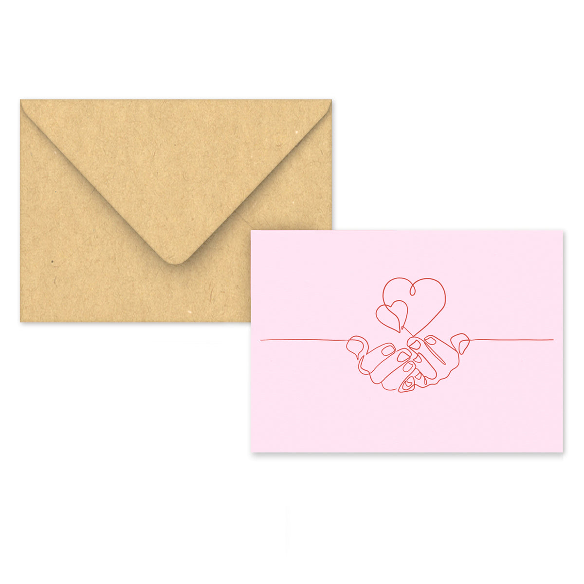 Enveloppes pour la Saint-Valentin ”Partager l'amour” 