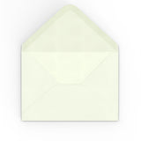 Enveloppes en papier blanc lait martelé