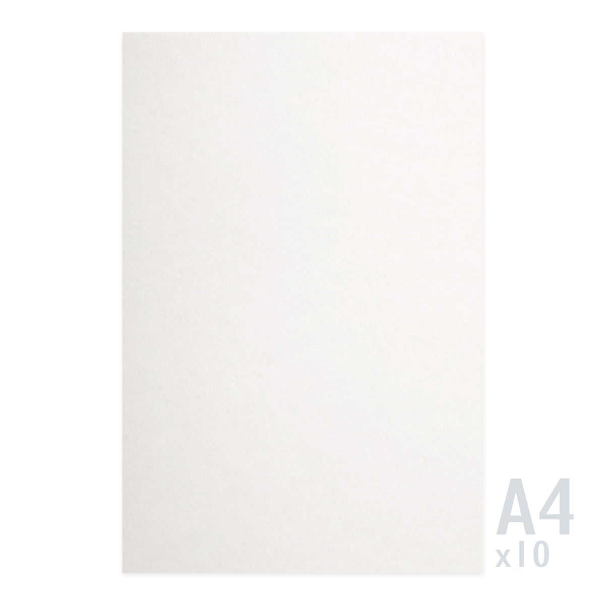 Papier blanc texturé lin 120g/m² - 10 feuilles A4