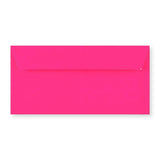 Enveloppe rose néon 110x220 mm (DL)