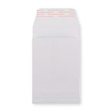 Enveloppe blanche à soufflet 162x114x25 mm (C6)