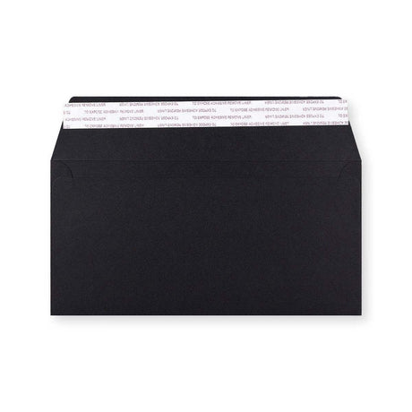 Enveloppe noire cartonnée 110x220 mm (DL)