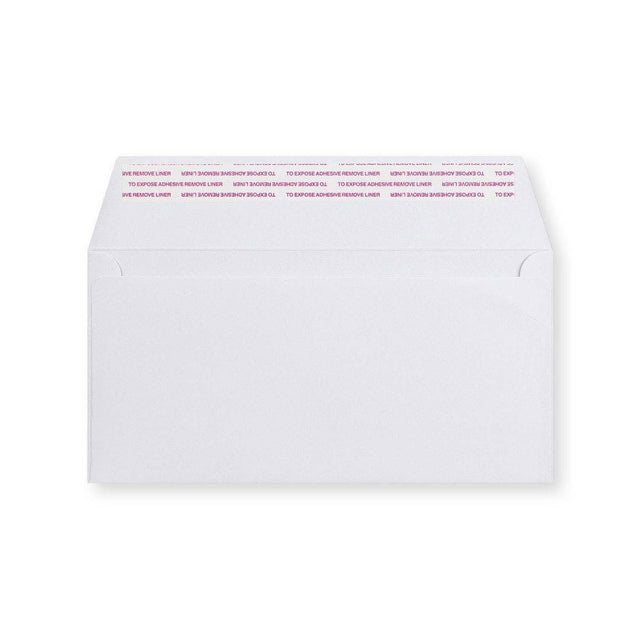 DL White Luxury Peel & Seal Envelope (110 x 220mm)