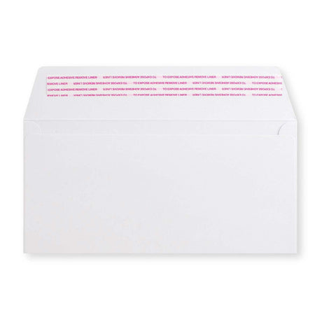 Enveloppe blanche 114x229 mm