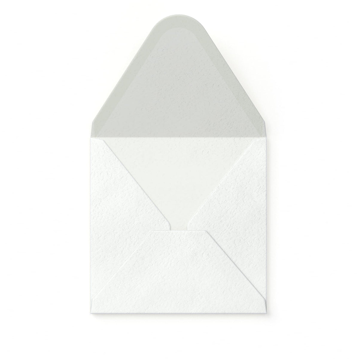 Enveloppe blanche avec effet martelé 110x110 mm