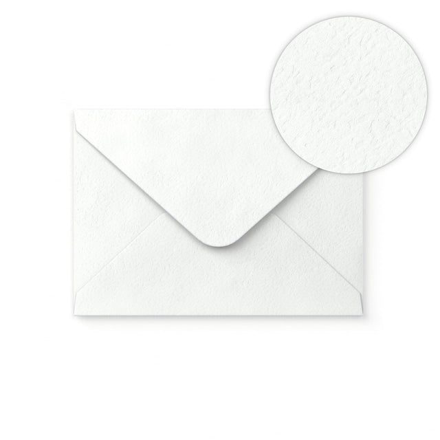 White Hammer Gummed V-Flap Envelope (133 x 184mm)