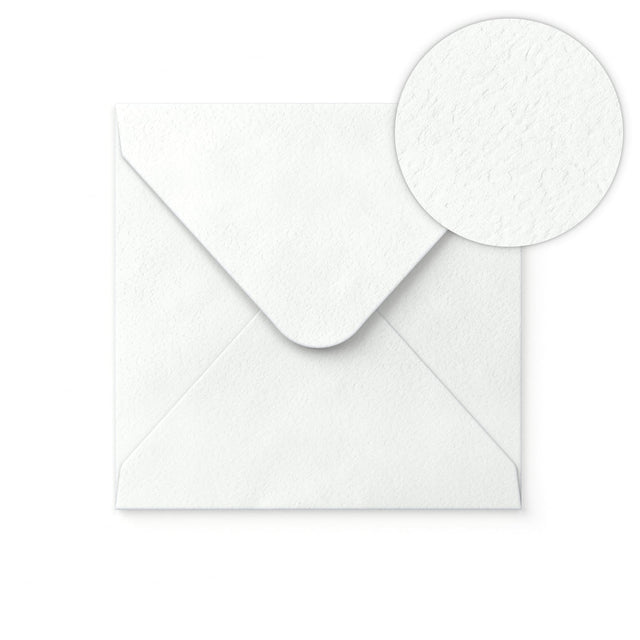 White Hammer Gummed V-Flap Envelope (155 x 155mm)