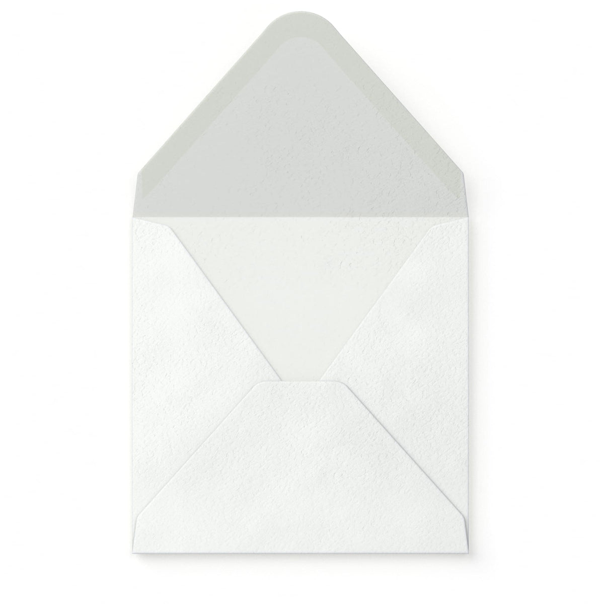 Enveloppe blanche avec effet martelé 155x155 mm