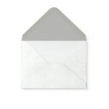 Enveloppe blanche avec effet martelé 82x113 mm (C7)