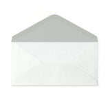 Enveloppe blanche avec effet martelé 110x220 mm (DL)