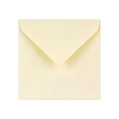 Enveloppe ivoire velin 130x130 mm