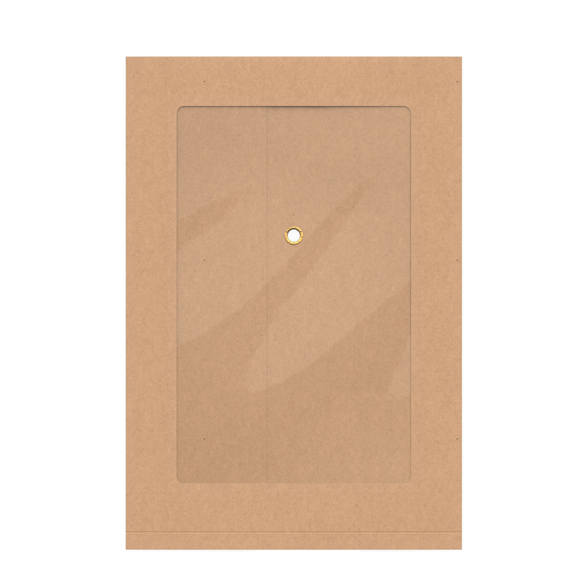 Enveloppes à soufflet à rondelle et ficelle avec fenêtre panoramique - Fermeture Japonaise