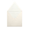 Paper Lined Envelopes Ivory + White Fancy Paper 160 x 160 mm