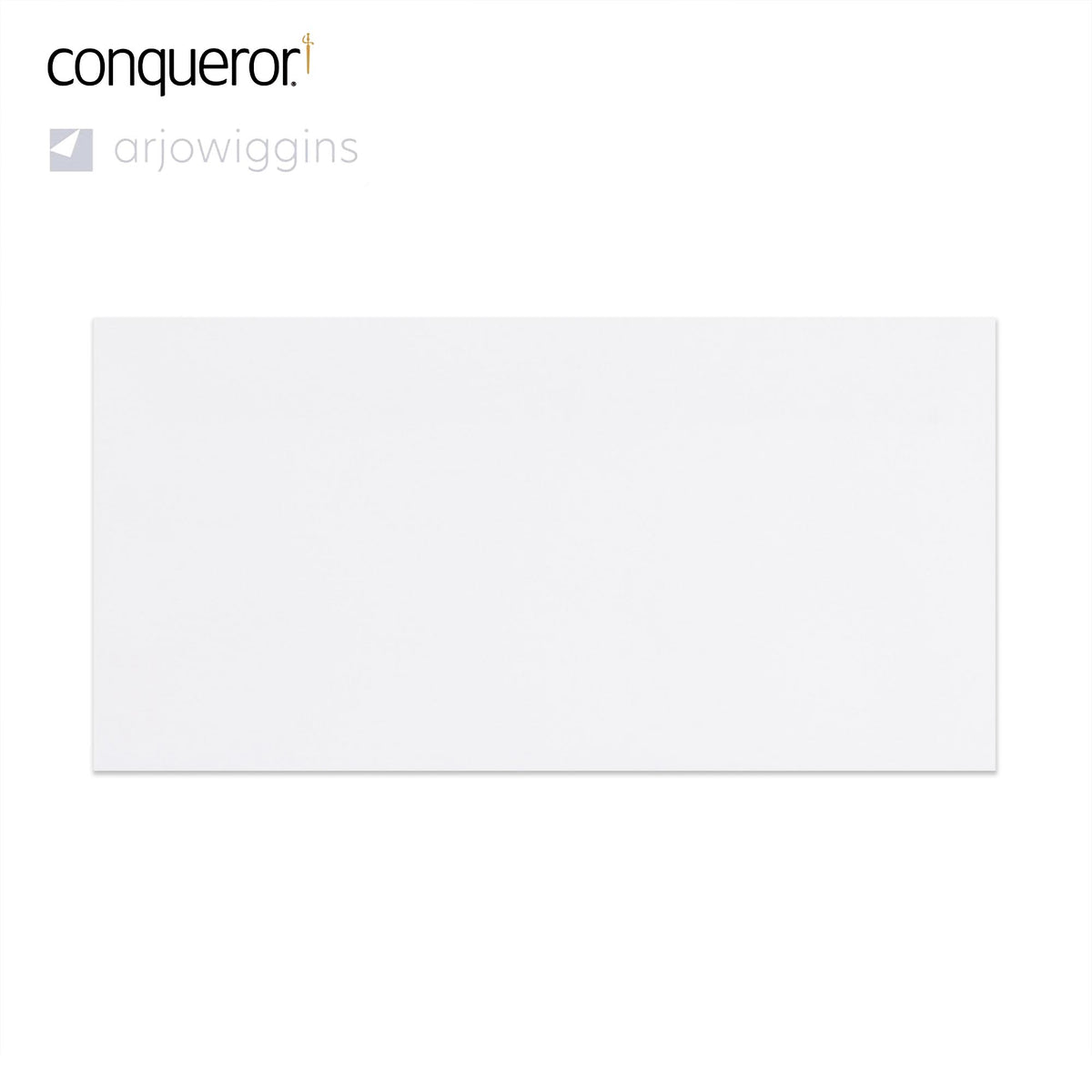 Enveloppe conqueror vergé blanc 110x220 mm (DL)