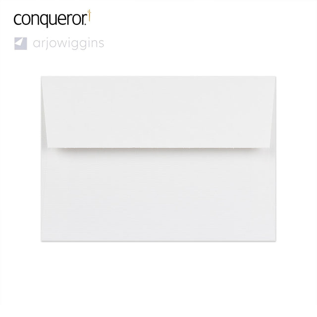 C6 Brilliant White Peel & Seal Conqueror Envelope (114 x 162mm)